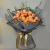 24 Orange Ecuadorian Roses Bouquet